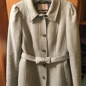 Banana Republic grey wool coat size S